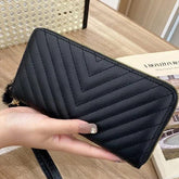 Imported Collection High Quality Long Wallet with Long Belt