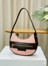 Trendy Moon Bag with Adjustable Belt & Front Pocket