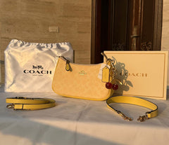 COACH Teri Signature Canvas Shoulder Bag