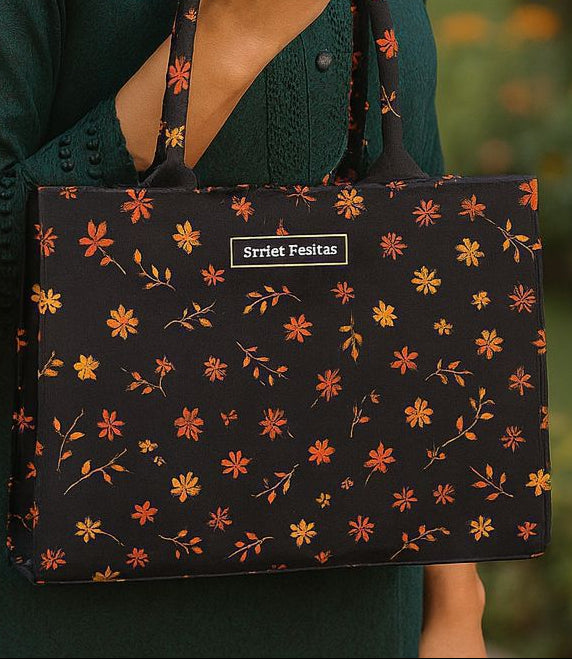 Canvas Printed Shoulder Bag for Girls