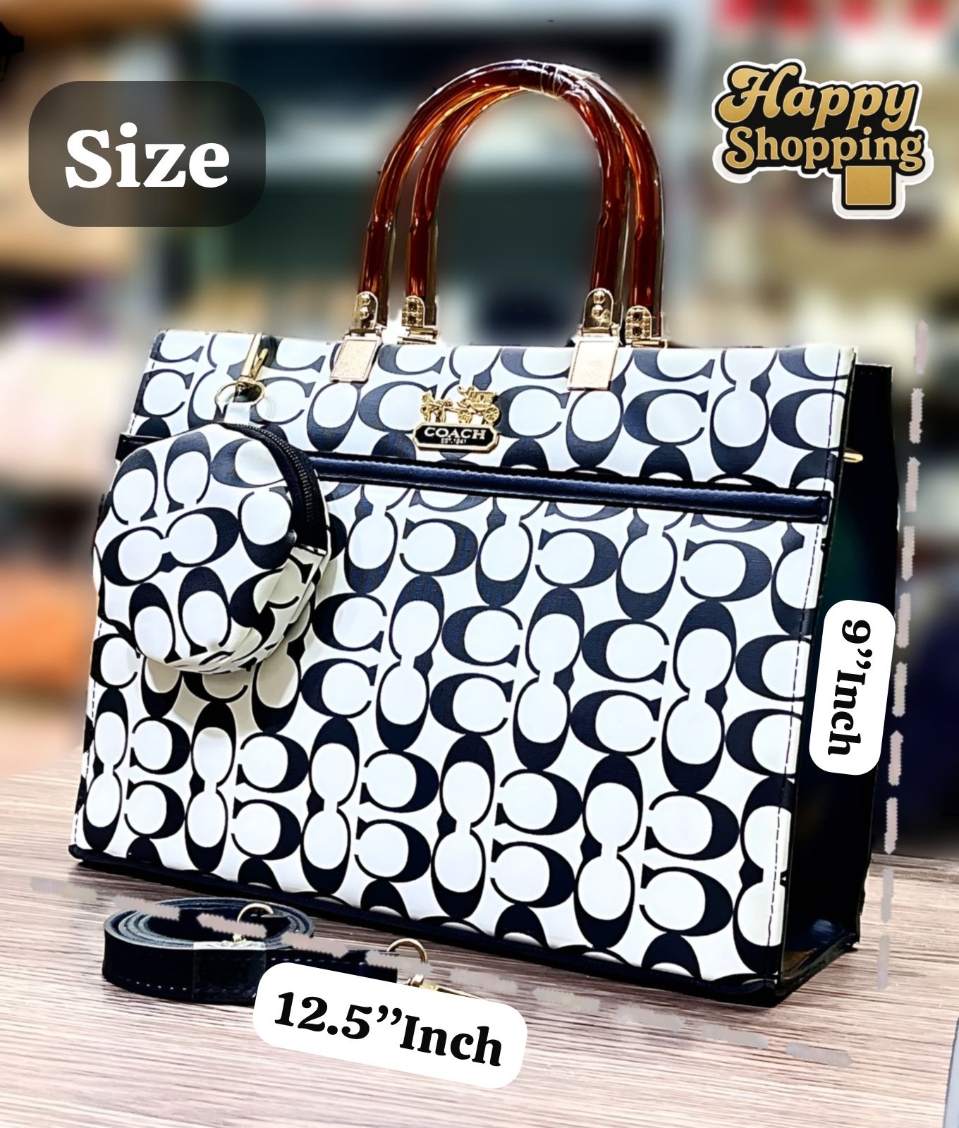 Coach 2pcs Rexgine Shoulder Bag Set