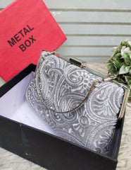 Fancy Hand Clutch for Women Stylish Metal Body