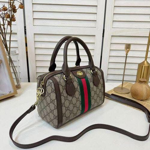 Gucci Branded Duffle Bag with Serial Number & Dust Bag