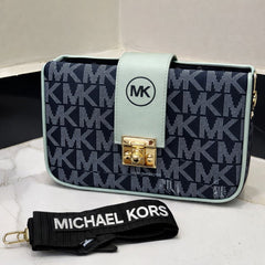High Quality Cross Body Bag with Long MK Belt