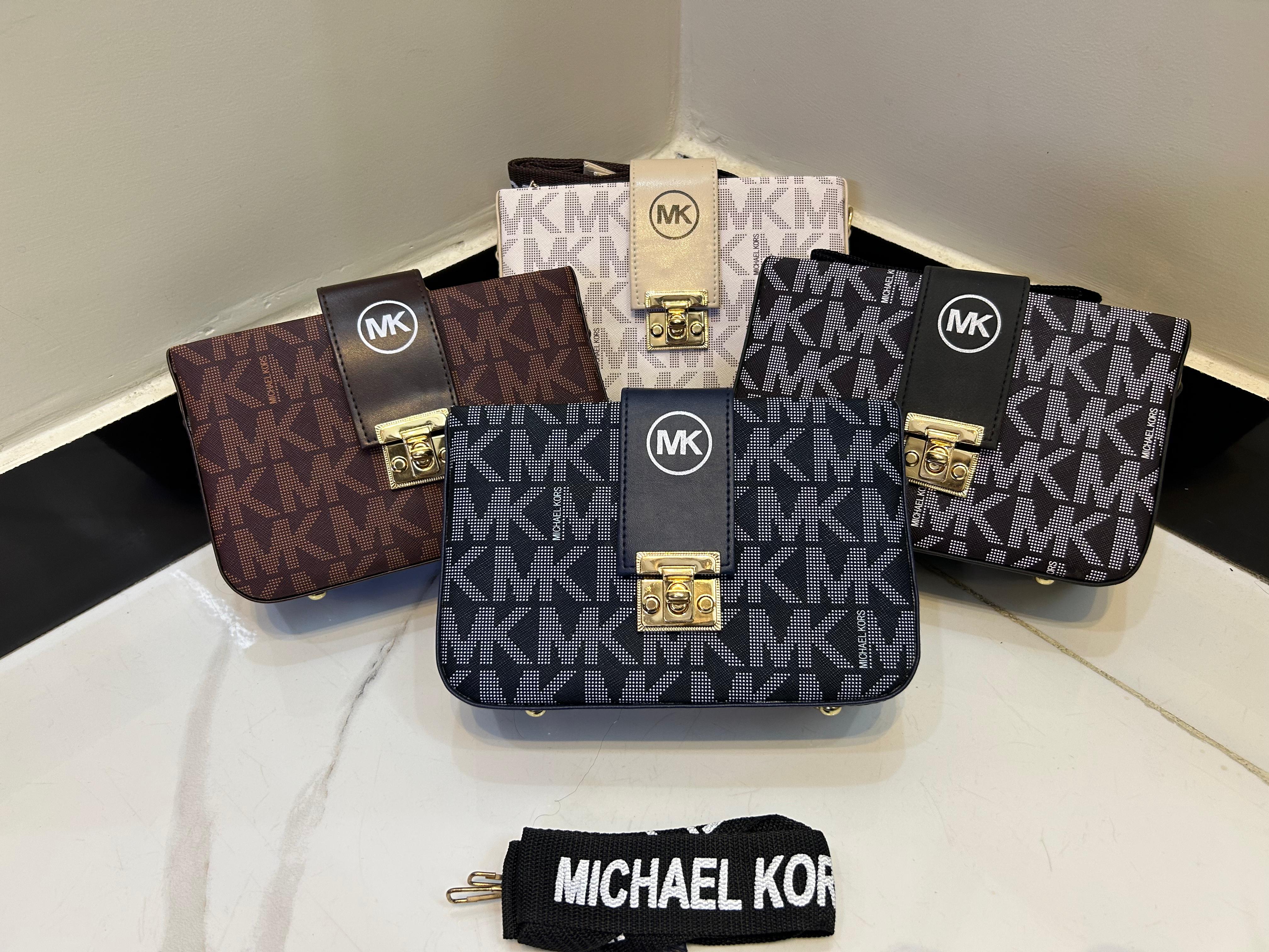 High Quality Cross Body Bag with Long MK Belt