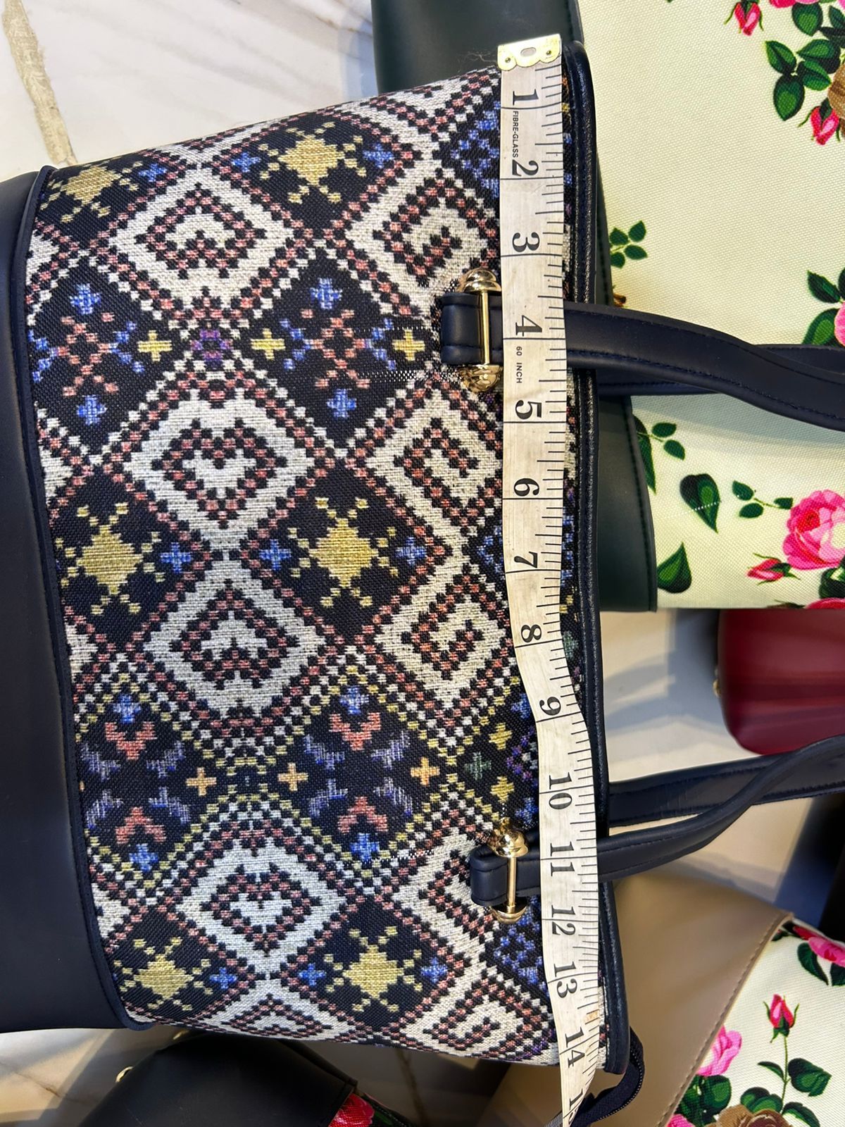 High Quality Printed 2 Piece Tote Bag with Wallet 