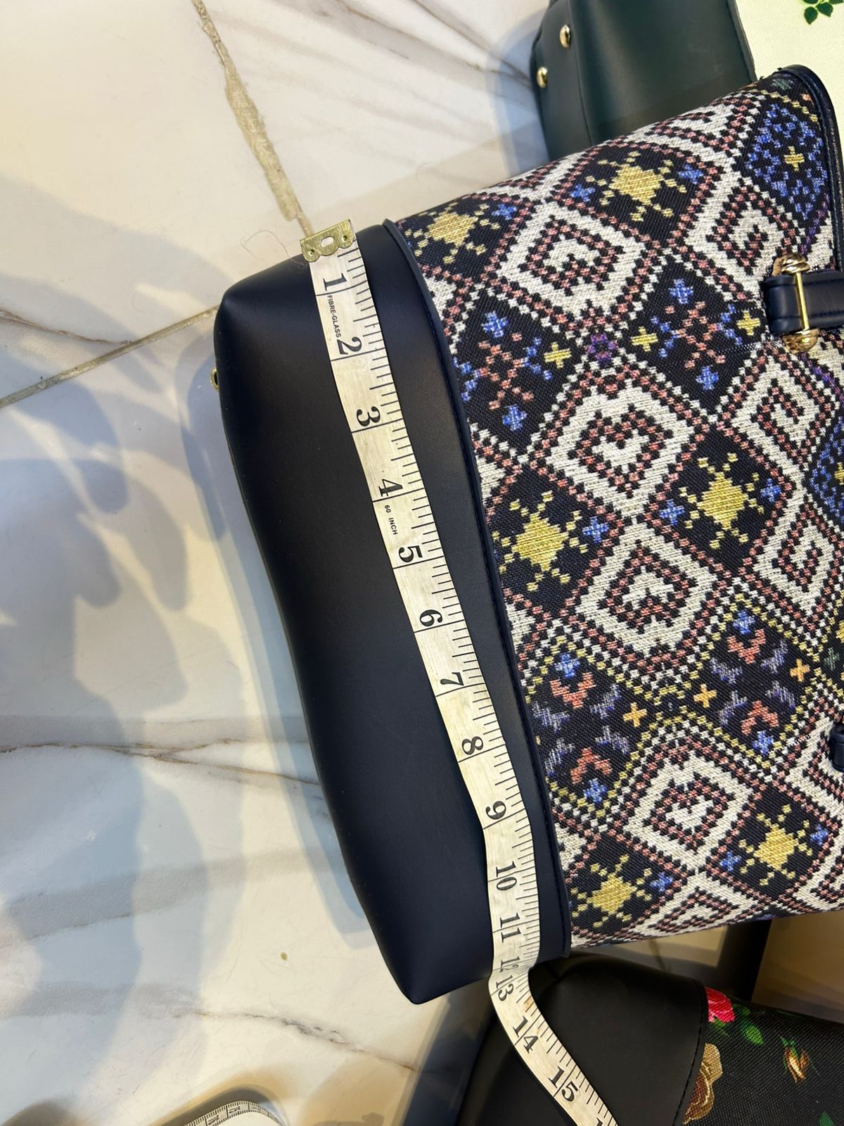 High Quality Printed 2 Piece Tote Bag with Wallet 