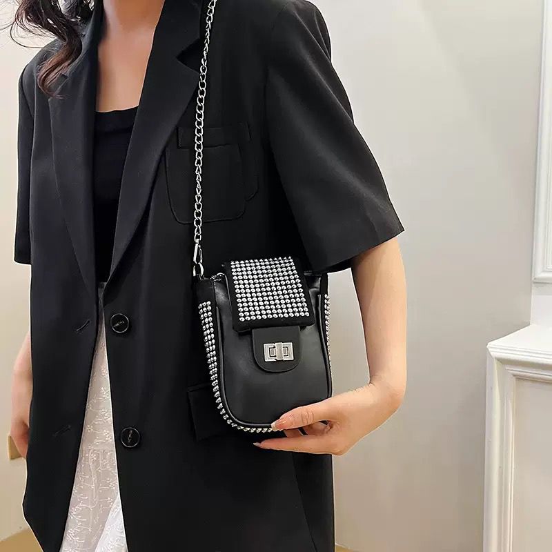 Imported High Quality Stone Crossbody Pouch