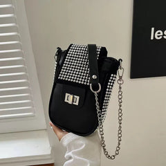 Imported High Quality Stone Crossbody Pouch