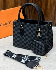 Louis Vuitton 2 Pcs Handbag Set with Long Belt