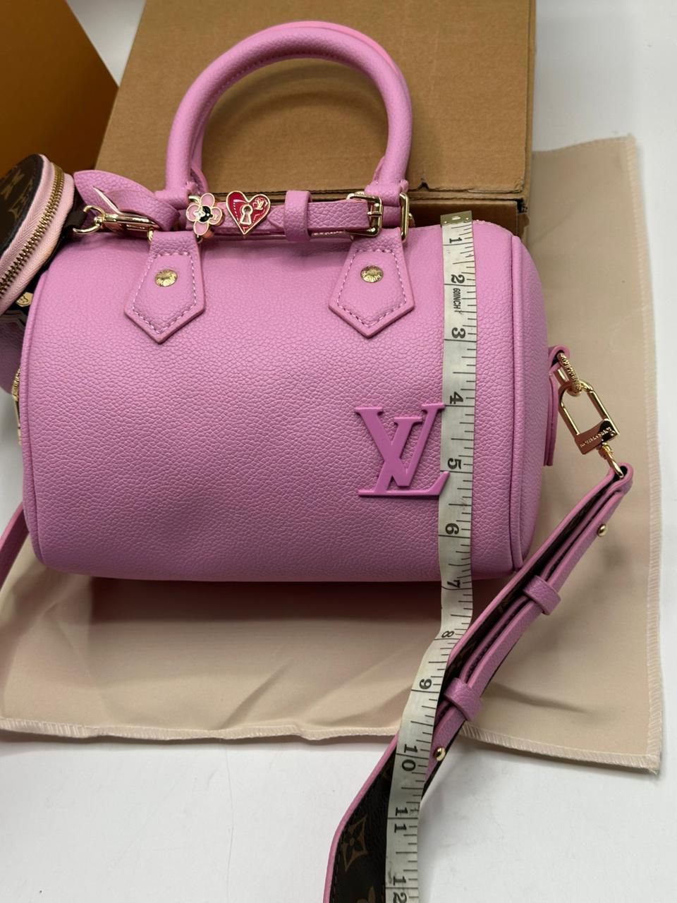 Louis Vuitton Speedy 18 LV&I Olympic Leather Bag