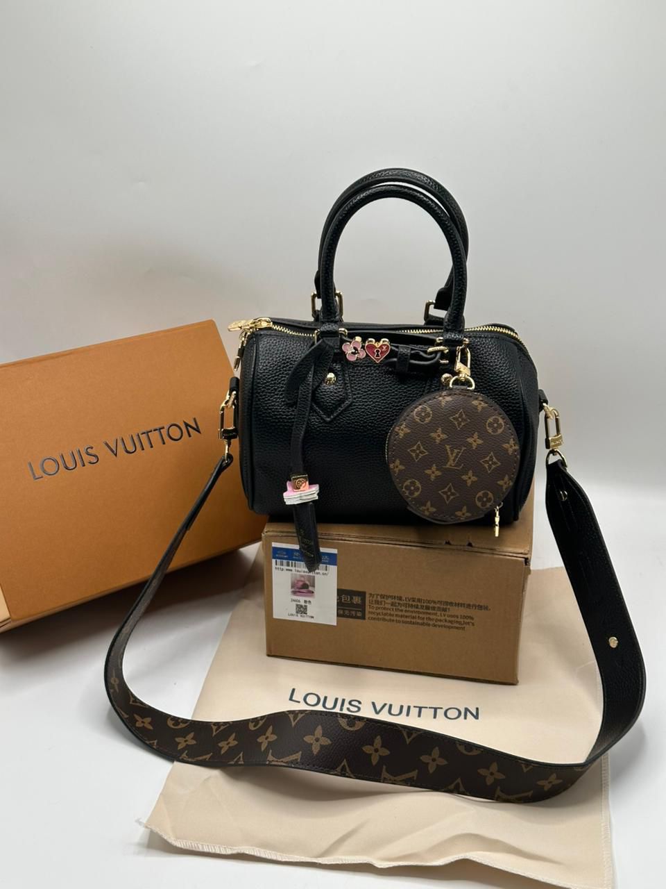 Louis Vuitton Speedy 18 LV&I Olympic Leather Bag
