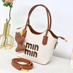 MIN MIN Imported Crossbody Bag with Long Strap
