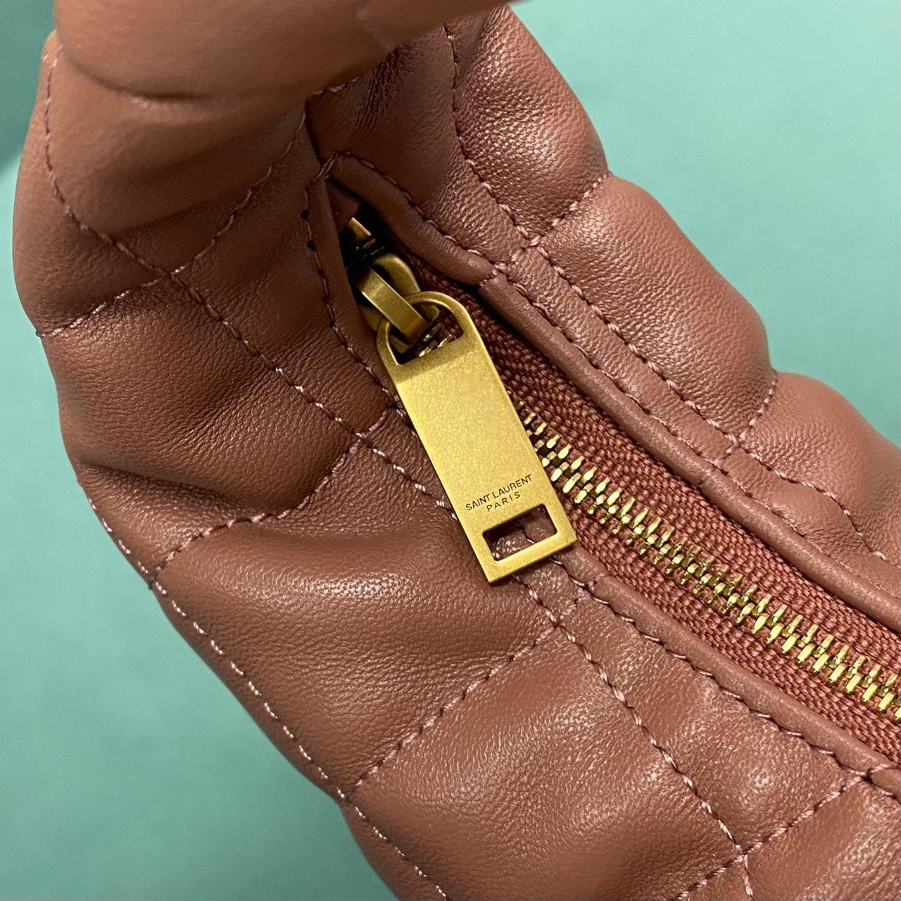 Saint Laurent YSL Icarino Quilted Nappa Hortensia Handbag