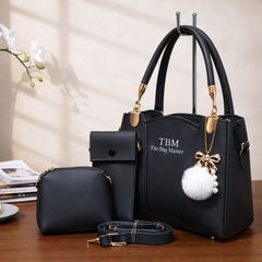 TBM The Bag Master 3-Piece Soft Leather Bag Set