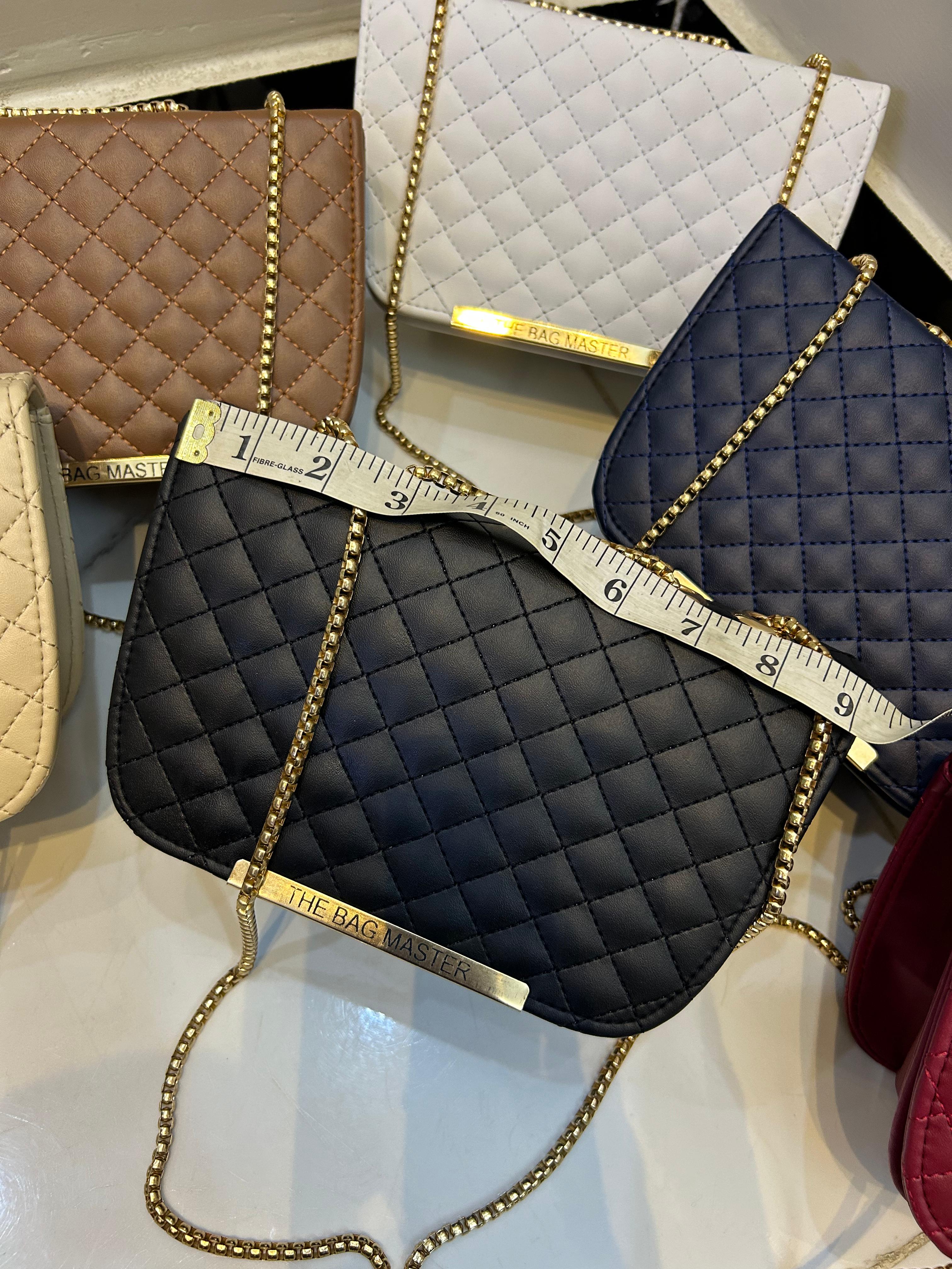 TBM The Bag Master Crossbody Bag with Gold Chain