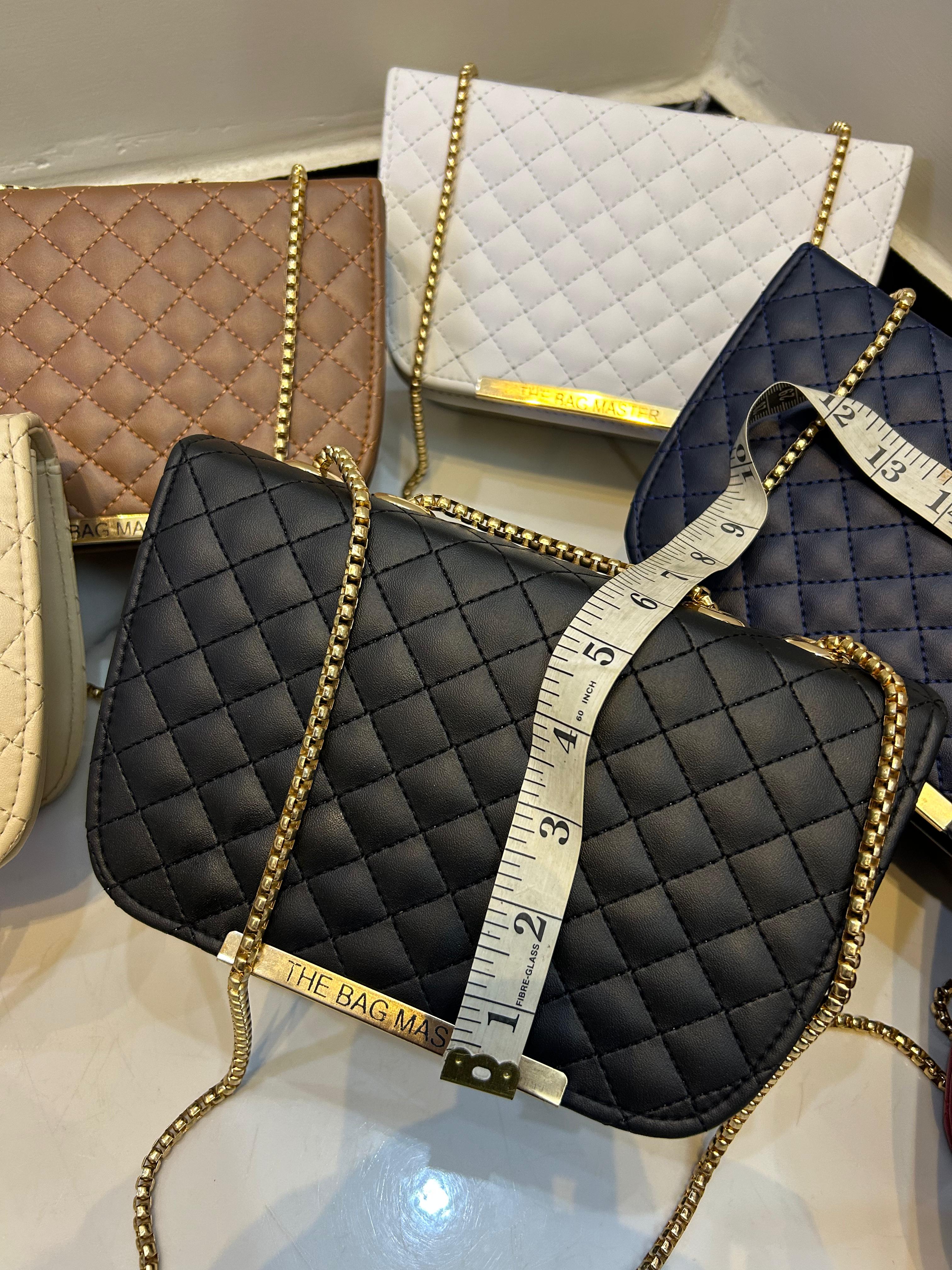 TBM The Bag Master Crossbody Bag with Gold Chain