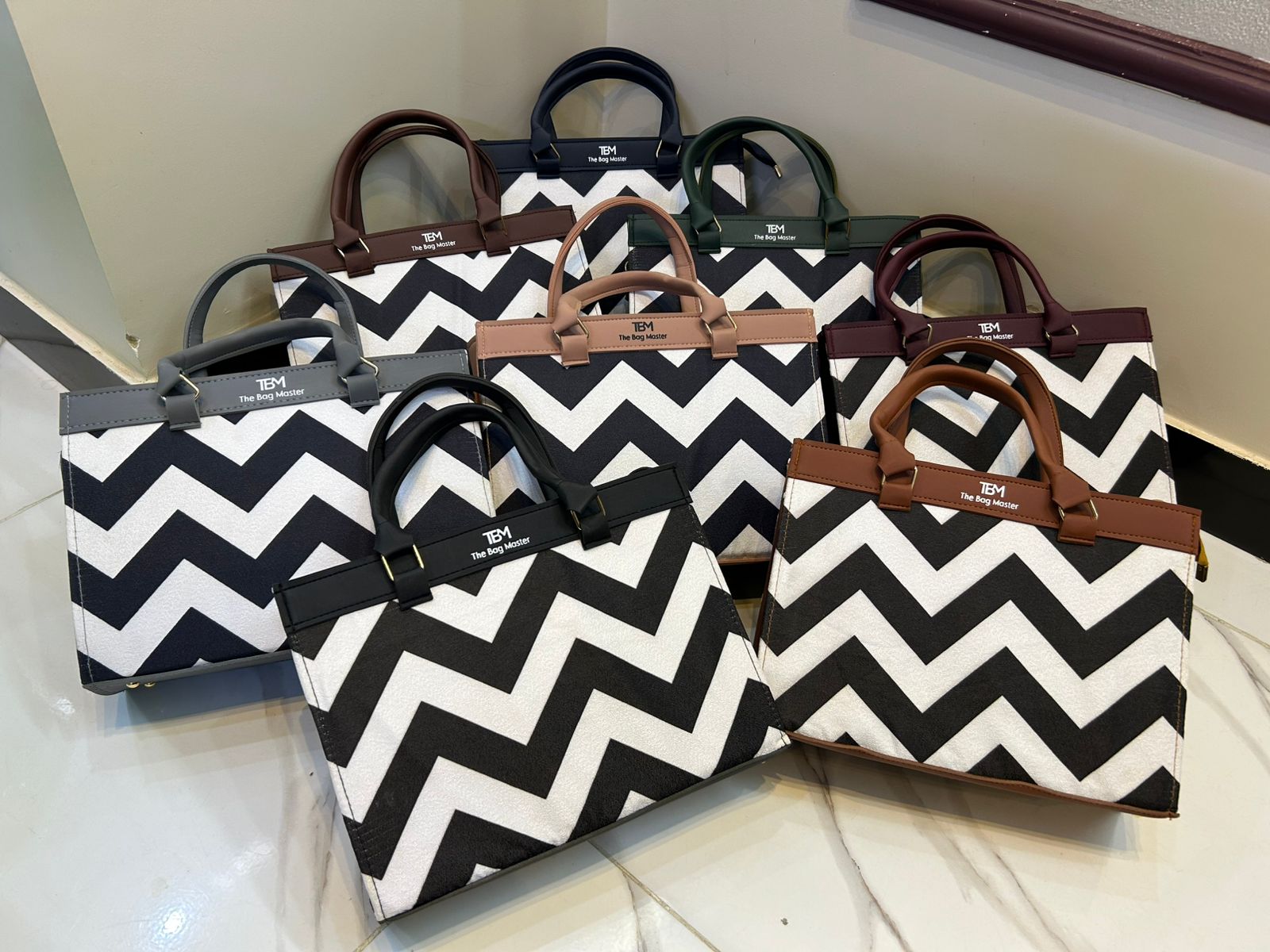 TBM The Bag Master High Quality Handbag with Long Belt