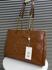 Tory Burch Soft Fleming Large Tote Official Model