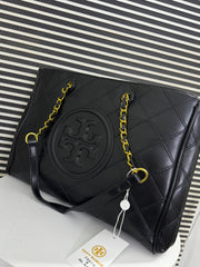 Tory Burch Soft Fleming Large Tote Official Model