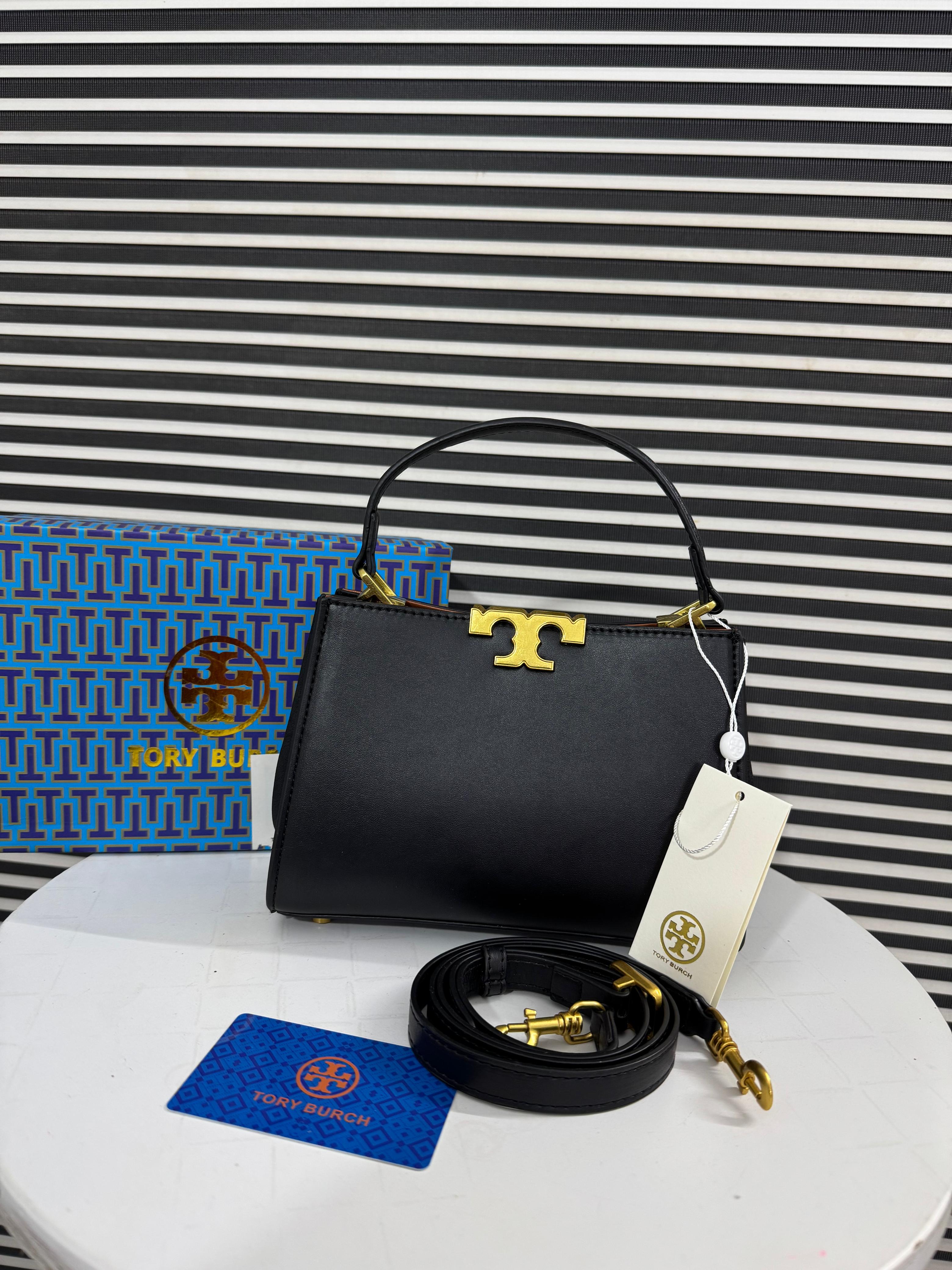 Tory Burch T Eleanor Mini Leather Satchel Hand Bag