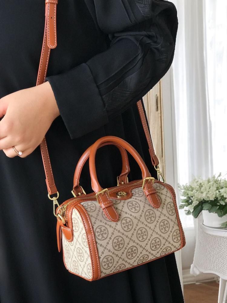 Tory Burch Branded Duffle Bag with Brand Box & Belt