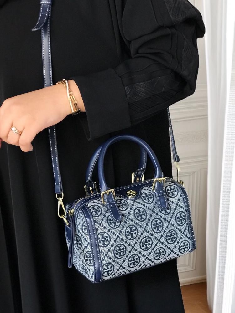 Tory Burch Branded Duffle Bag with Brand Box & Belt