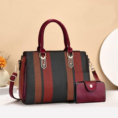 Women’s Handbag with Long Strap & Coin Pouch 