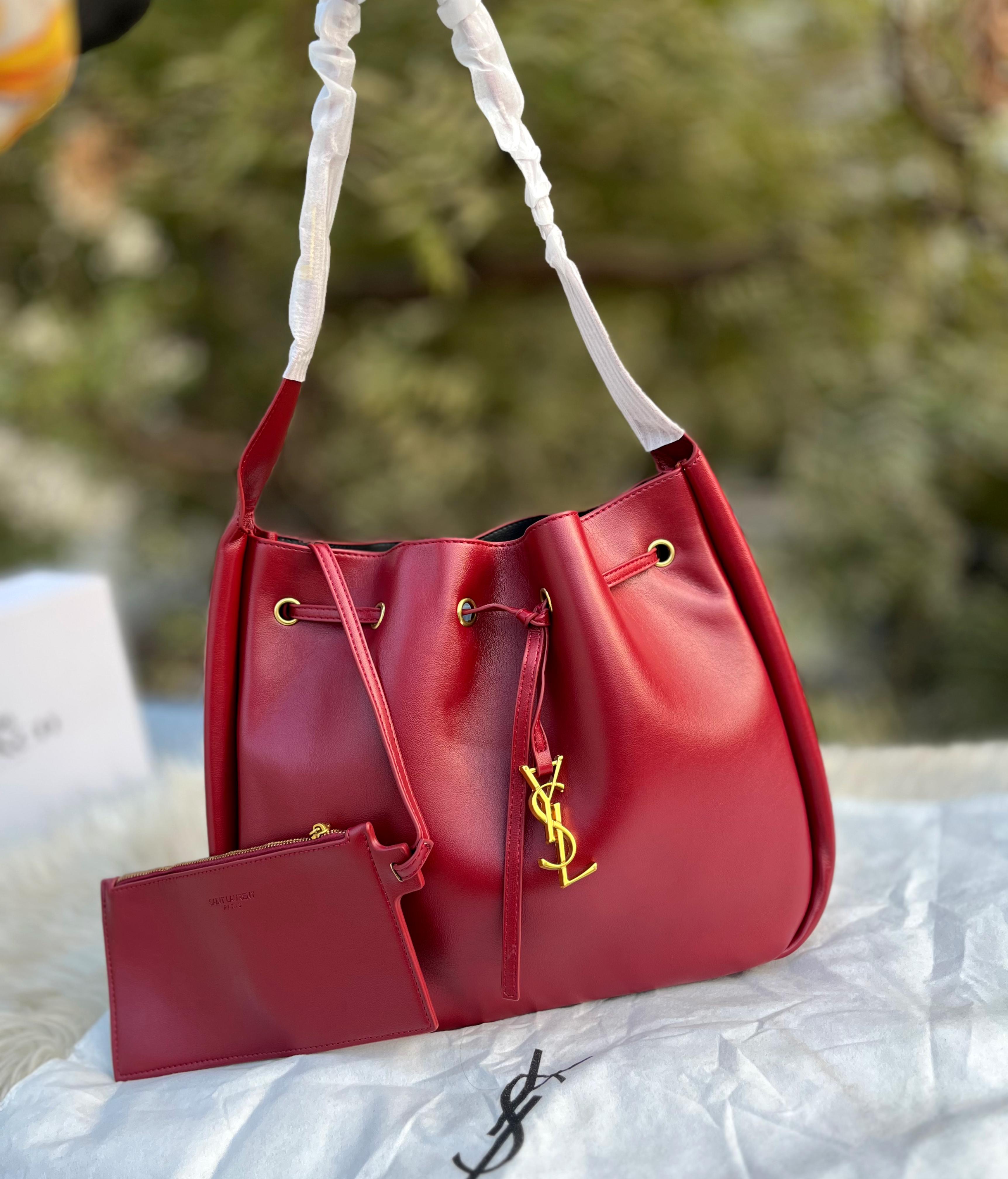 YSL Saint Laurent Bucket Bag with Pouch